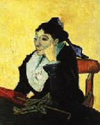 Vincent Van Gogh The Woman of Arles(Madame Ginoux) china oil painting reproduction